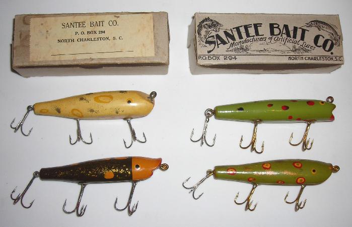 Joe's Old Lures - Antique Carolina Lures - Antique Fishing Lures Made In  The Carolinas