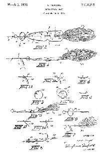 Louis Tengel Fishing Lure Patent Assigned to Al Foss