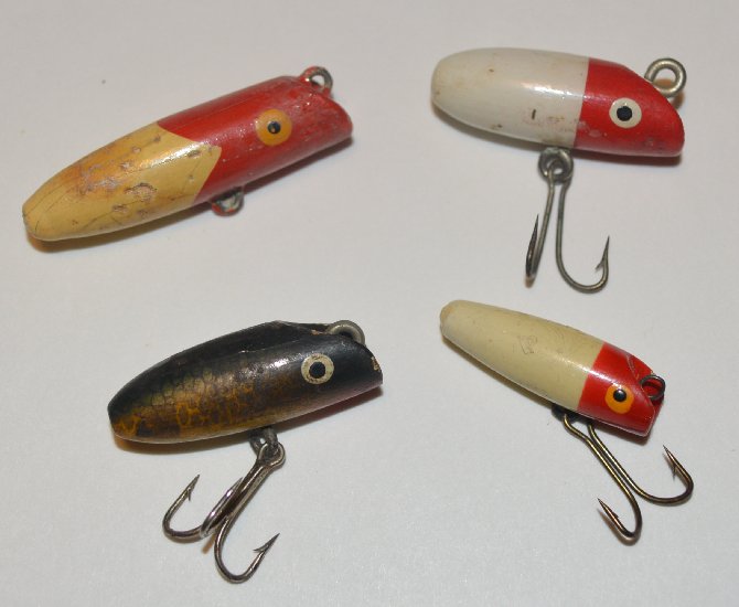 Assorted - Four Oreno type flyrod lures - Click Image to Close