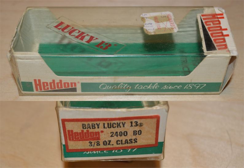 Heddon Empty Box Baby Lucky 13 2400BO