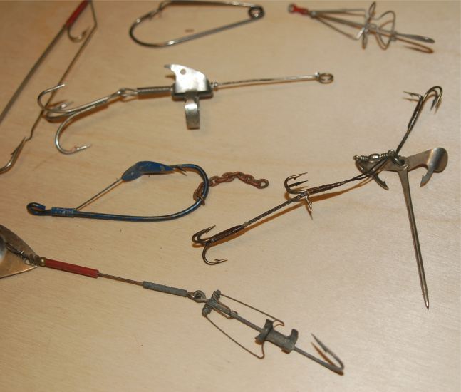 Assorted - Seven (7) Assorted Hooks & Harnesses