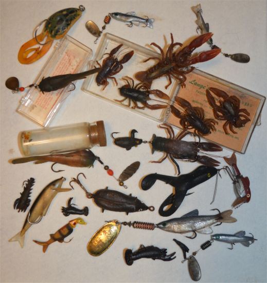 Assorted - Twenty (20) + assorted rubber baits