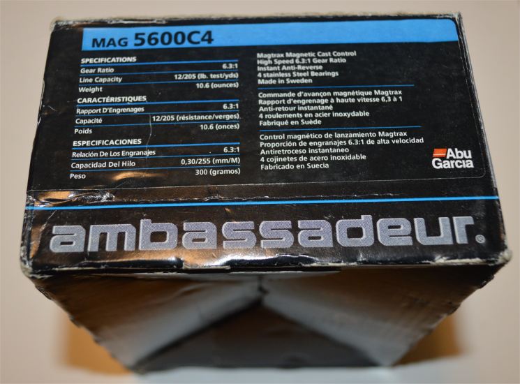 ABU Garcia - Ambassadeur MAG 5600C4 Box & Paperwork