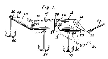 Patent for Blue Spring Bait Company