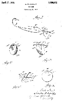 Charles Schlipp Fishing Lure Patent Assigned to Al Foss