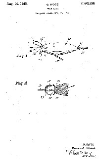 Conrad Wood fishing Lure Patent Assigned to True Temper