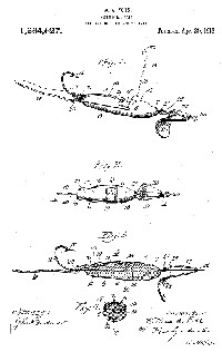 Al Foss Fishing Lure Patent