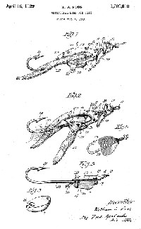 Al foss fishing Lure Patent