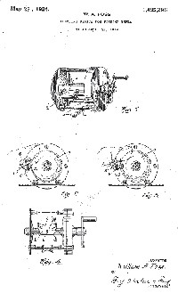 Al Foss Fishing Reel Patent