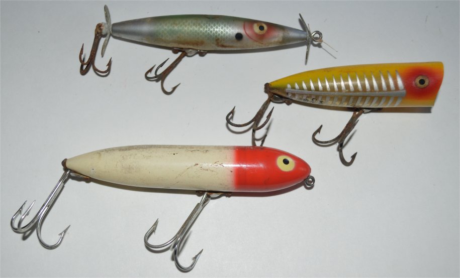 Assorted Heddon Topwater Lures - Click Image to Close