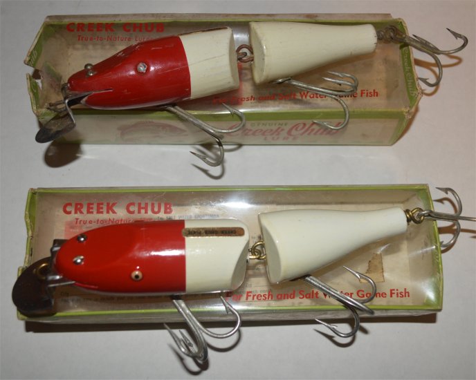 Creek Chub Jointed Striper Pikies (x2) 6802W - Click Image to Close