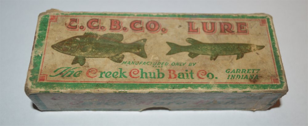Creek Chub empty box #1501 Injured Minnow Perch - Click Image to Close